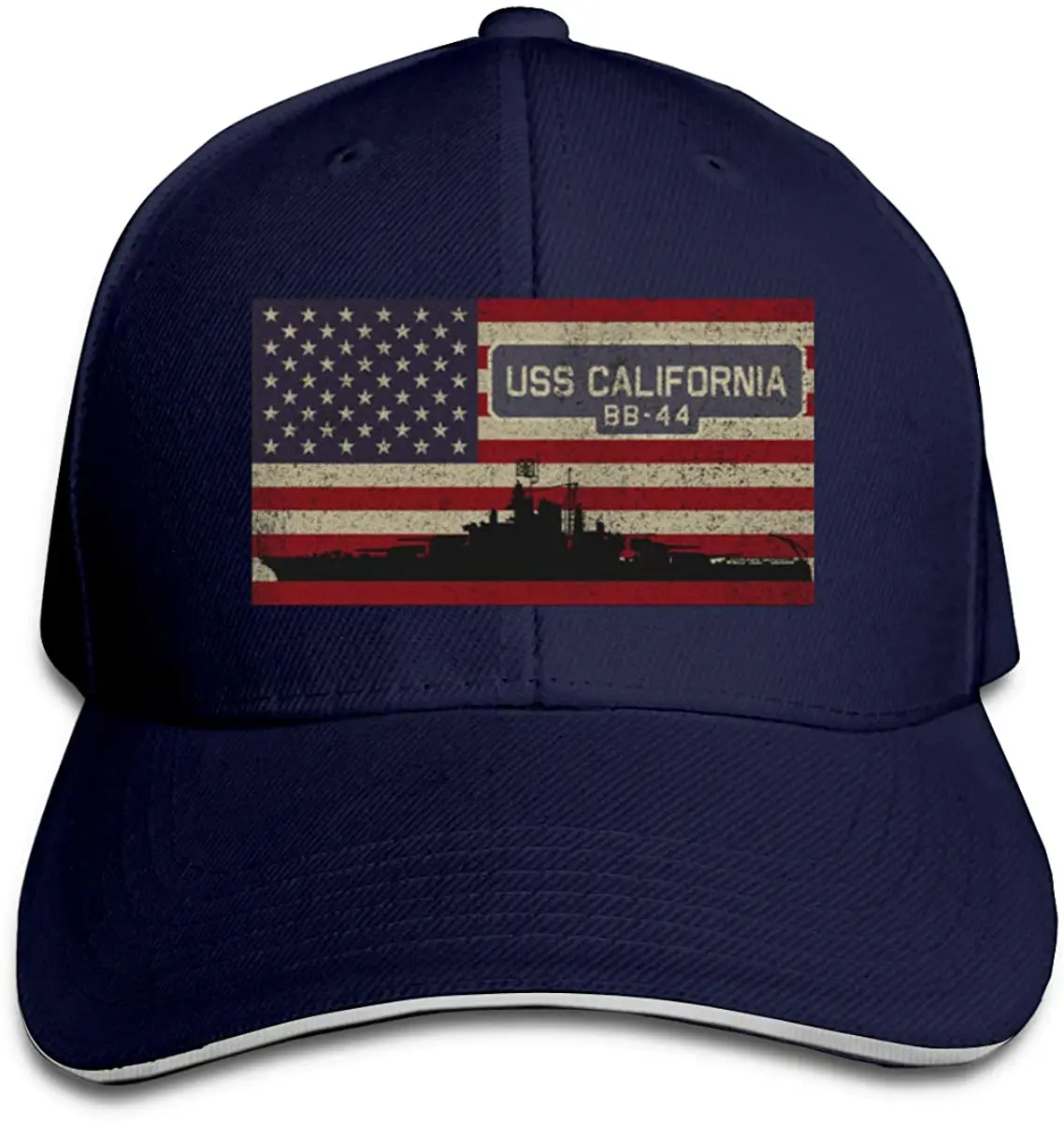 

USS California Bb-44, бейсболки, сэндвич-кепки