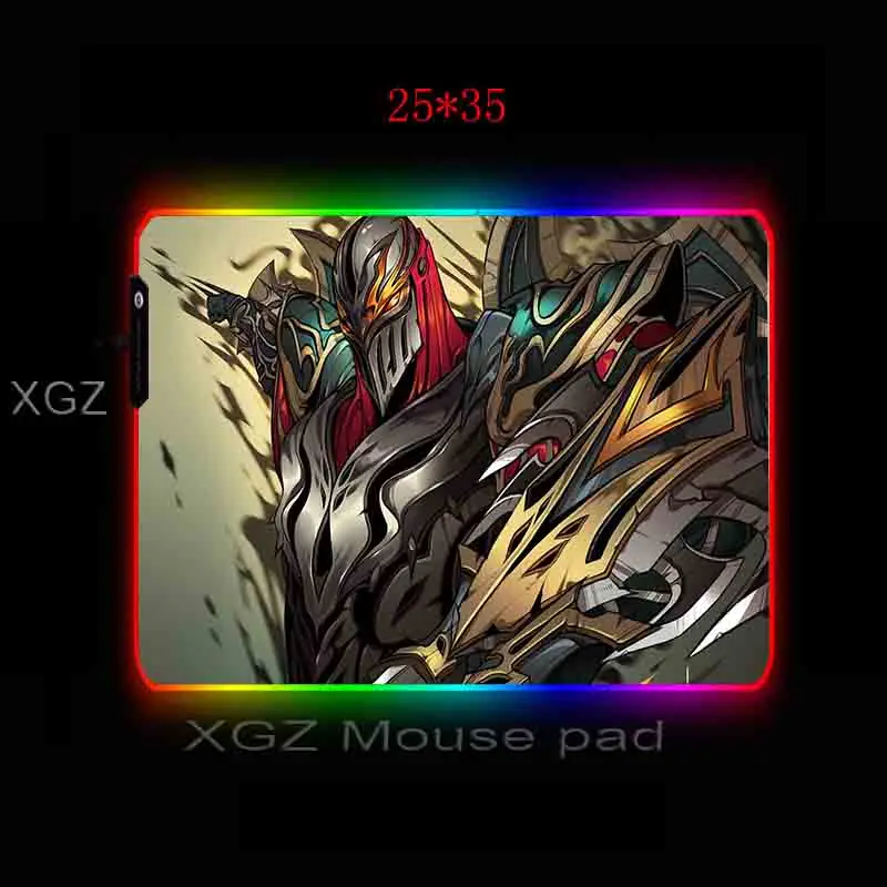 Mairuige Large RGB Gaming Mouse Pad Black LockEdge Anime Cool Warrior Custom Computer Desk Rubber Non-slip 900x400 / 800x300 | Компьютеры