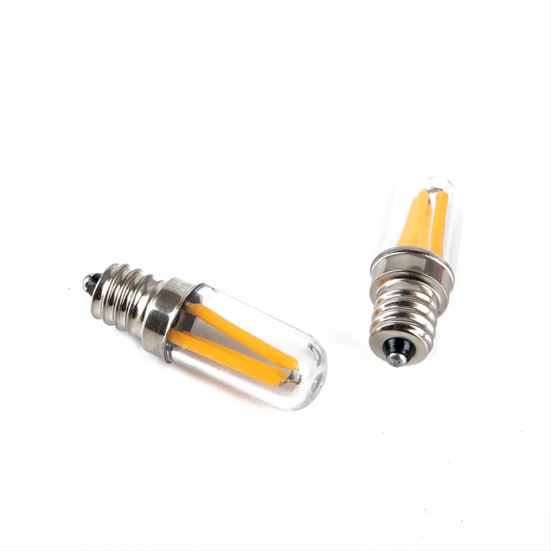 

Mini E14 E12 LED Fridge Freezer Filament Light COB Dimmable Bulbs 3W Lamp Warm / Cold White Lamps Lighting