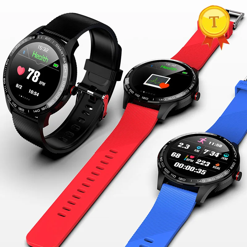 Бестселлер кожаные Смарт-часы ЭКГ + ФПГ пульсометр Монитор артериального