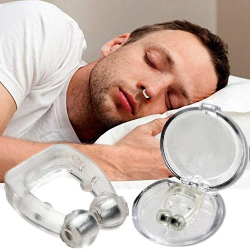 

1PC Magnetic Anti Snoring Nasal Dilator Stop Snore nose clip device Easy Breathe Improve Sleeping For Men/Women Dropshipping