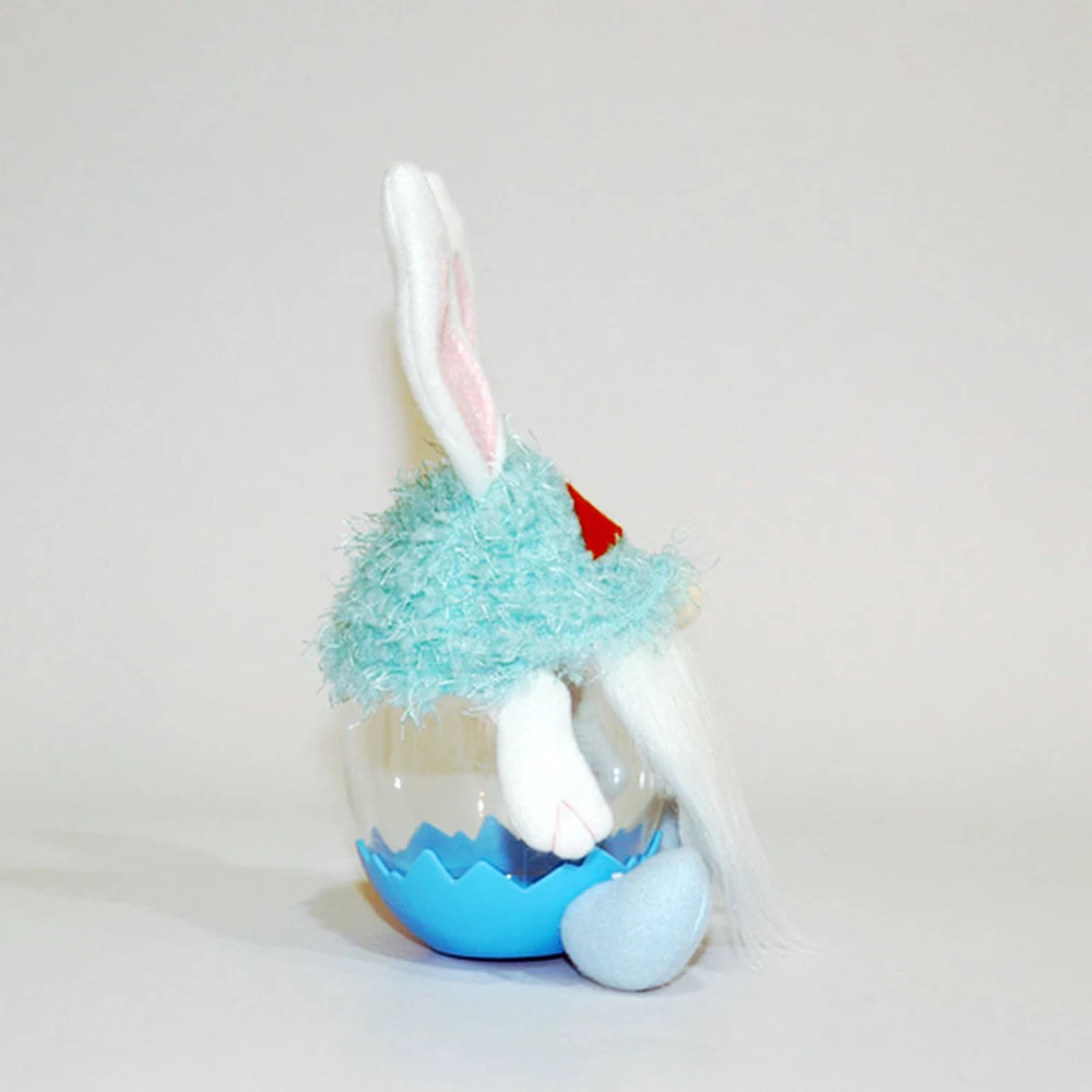 

Easter Bunny Gnome Candy Cookie Storage Pot Tomte Rabbit Boat Stuffed Doll Ornaments Hanging Christmas Tree