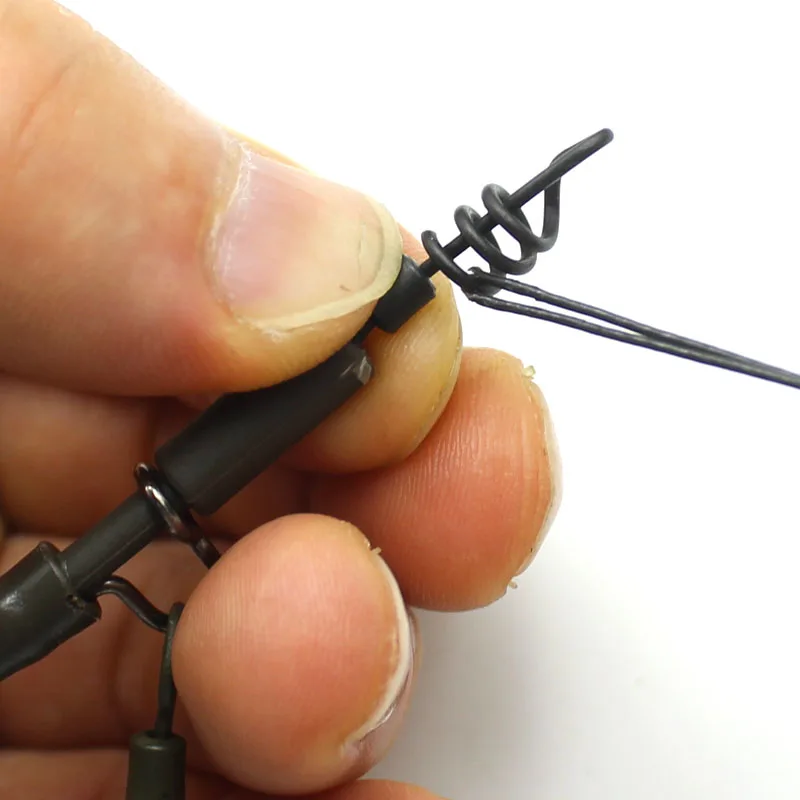 10 шт. вертлюжная рыболовная приманка для ловли карпа кольцо крючки шпилька шип