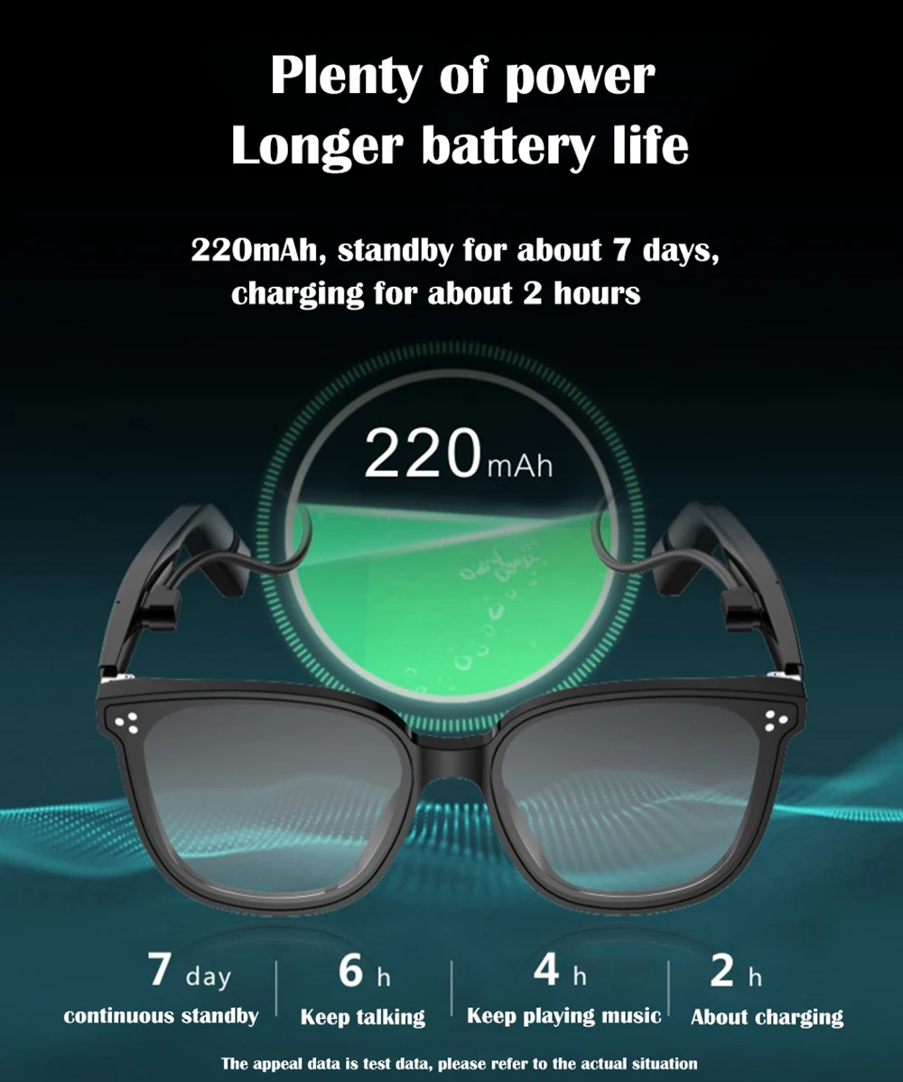 구매 스마트 음악 선글라스 블루투스 안경 음악 듣기 전화 응답 블루투스 5.0 음성 제어 IP67 방수 방진