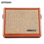 Усилитель ammoon AC-15 15 Вт для акустической гитары, усилитель BT, вход для микрофона, поддержка регулировки громкости, эффект реверберации, встроенный аккумулятор