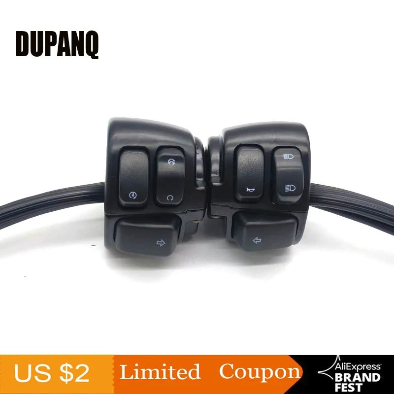 DUPANQ мотоцикл 1 &quot25 мм руль Управление переключатель со жгутом проводов для CJ750 QJ150