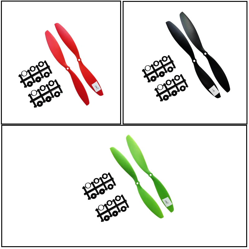 4 пары пропеллеры 8045 8x4 5 9047 9x4 7 1045 10x4 1147 11x4 1245 12x4 CW CCW Для мультикоптера RC FPV|Детали и