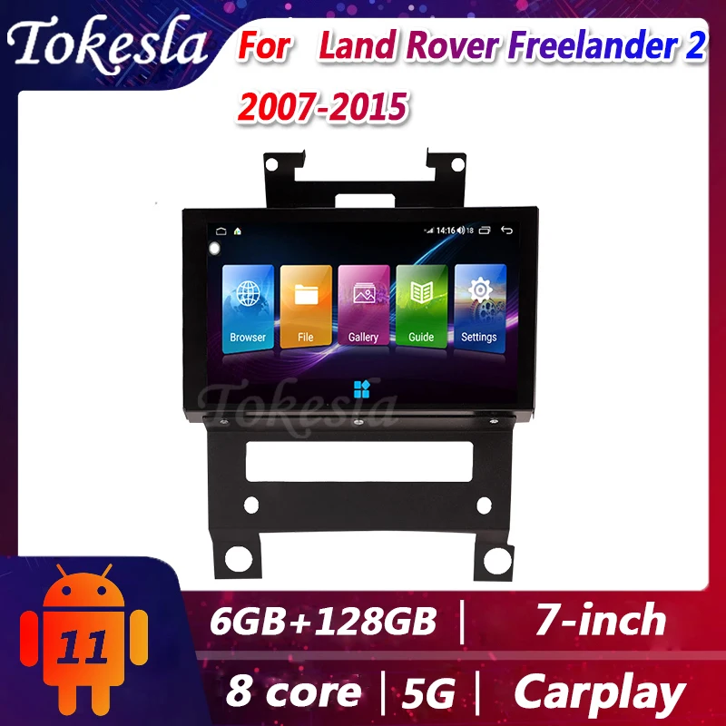 

Tokesla Car Radio Android For Land Rover Freelander 2 Stereo Receiver DVD Automotivo Central Multimedia Gps Navigation 2007-2012