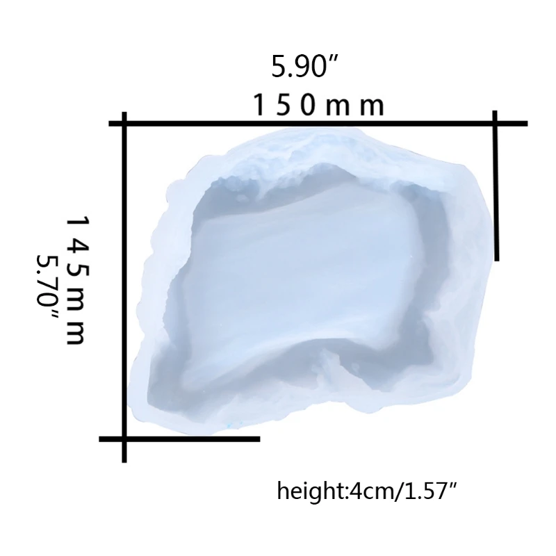 

13MC Crystal Epoxy Resin Mold Ashtray Casting Silicone Mould DIY Crafts Decorations Making Tools