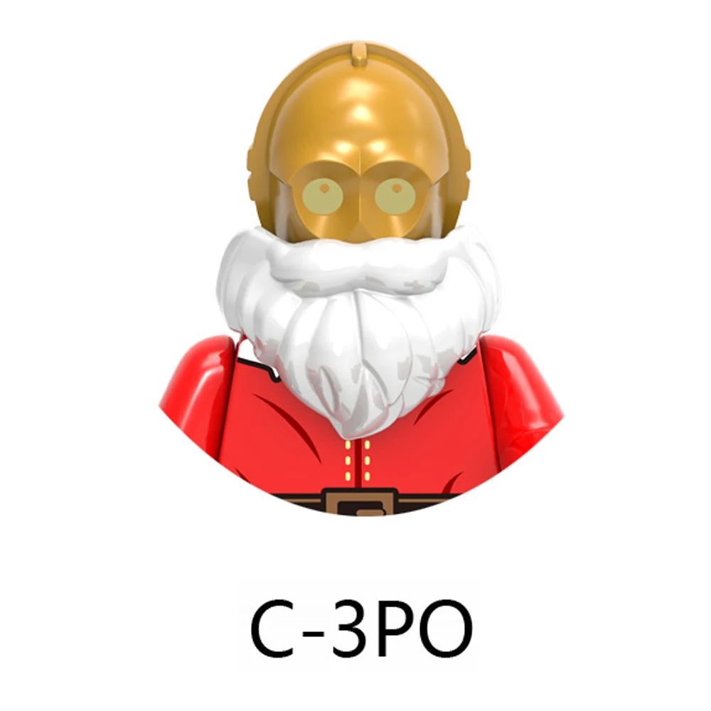 DISNEY Рождественская коллекция йода Боба Фетт Оби-Ван строительные блоки