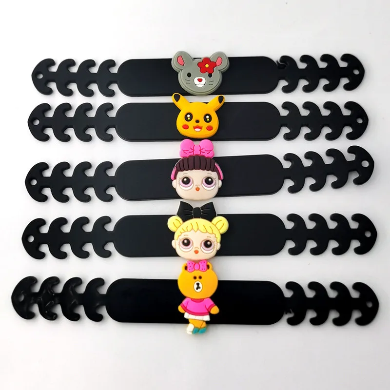 5 шт. регулируемые студенческие маски крючок защита от боли в ушах гибкие зажим