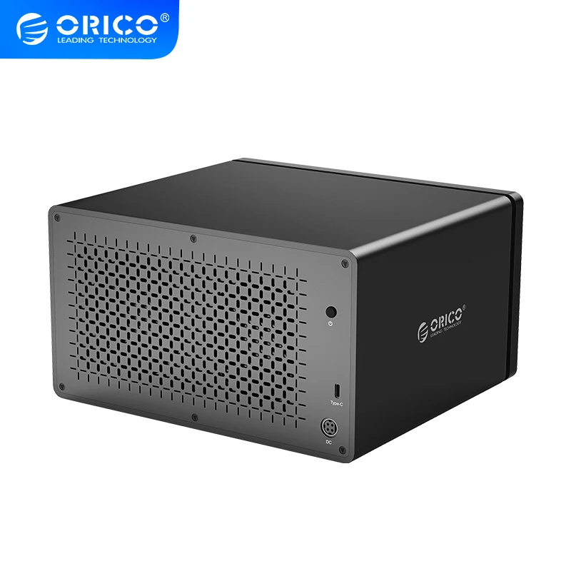 Корпус для жесткого диска ORICO 3 5 дюйма 8 отсеков Type C USB 1 128 ТБ Гбит/с|Корпус диска| |