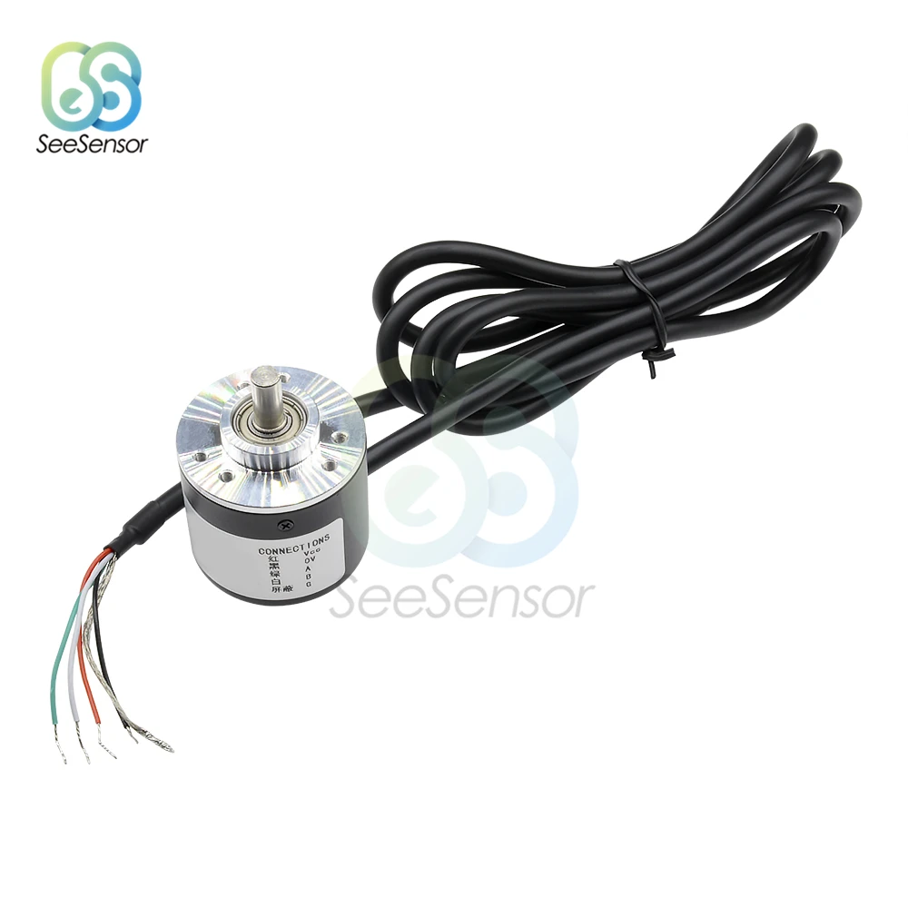 NEW Encoder 360P/R 600 P/R Photoelectric Incremental Rotary 360 Pulse 5-24V AB 2 Phases 6mm Shaft | Обустройство дома