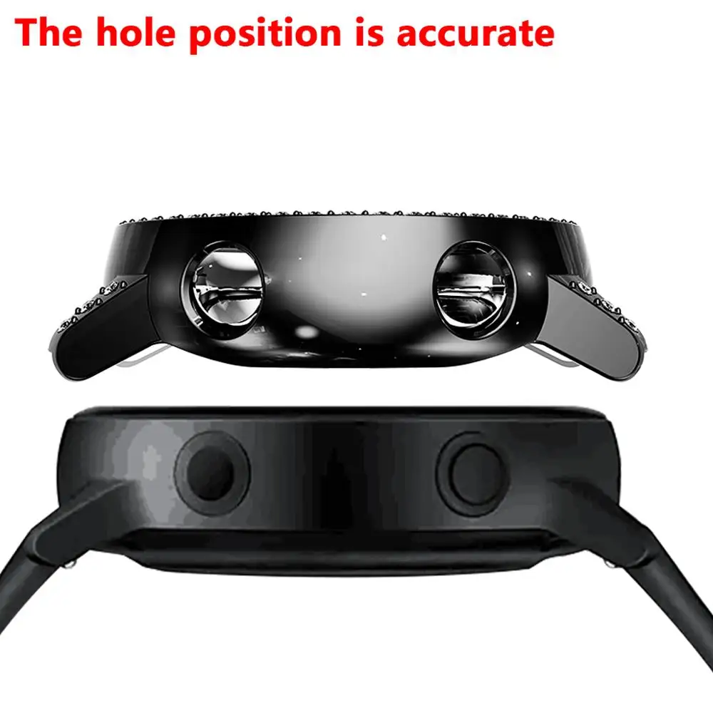 Алмазный протектор чехол для samsung galaxy watch активный экрана Бампер анти-осенний