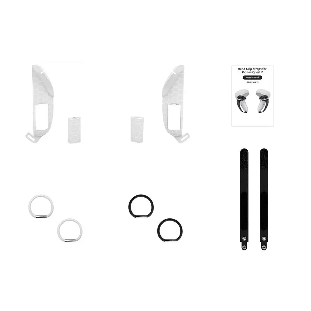 

Touch Controller Grip Cover Quest 2 VR Protection Cover Accessories Protector With Adjustable Knuckle Strap Non-Slip Anti-Thr
