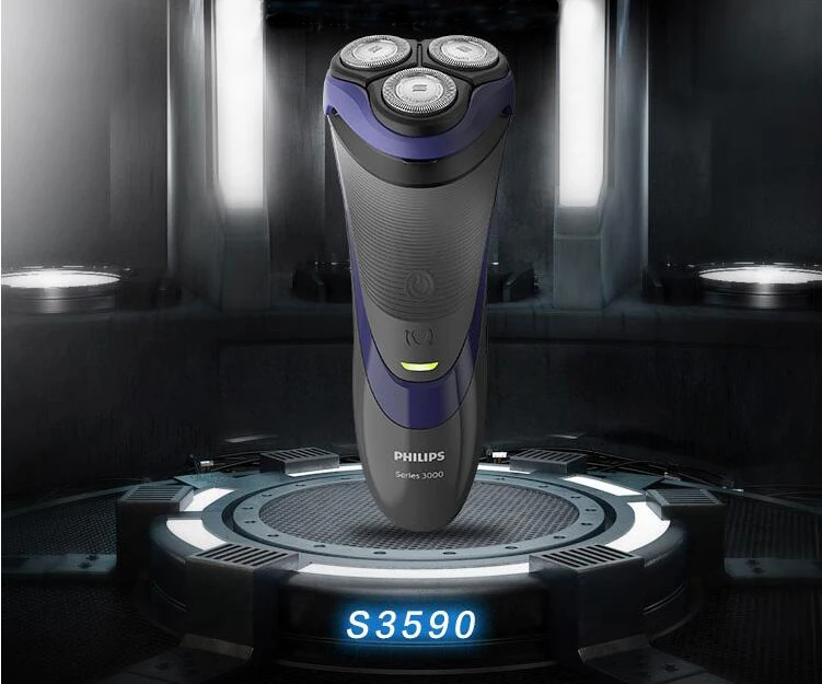 Электрическая Бритва Philips S3590 моющаяся система лезвия с литий-ионным аккумулятором 45 мин беспроводное использование/1 h Зарядка для Мужской бритвы