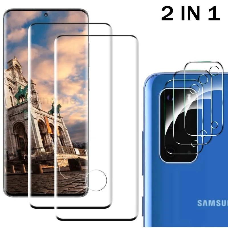 Закаленное стекло для Samsung Galaxy Note 20 Ultra S20 S10 Plus Защитная пленка экрана объектива