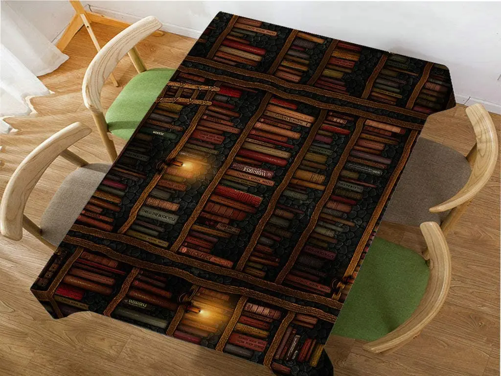 Декоративная прямоугольная скатерть от Ho Me Lili серия книг для Старой библиотеки