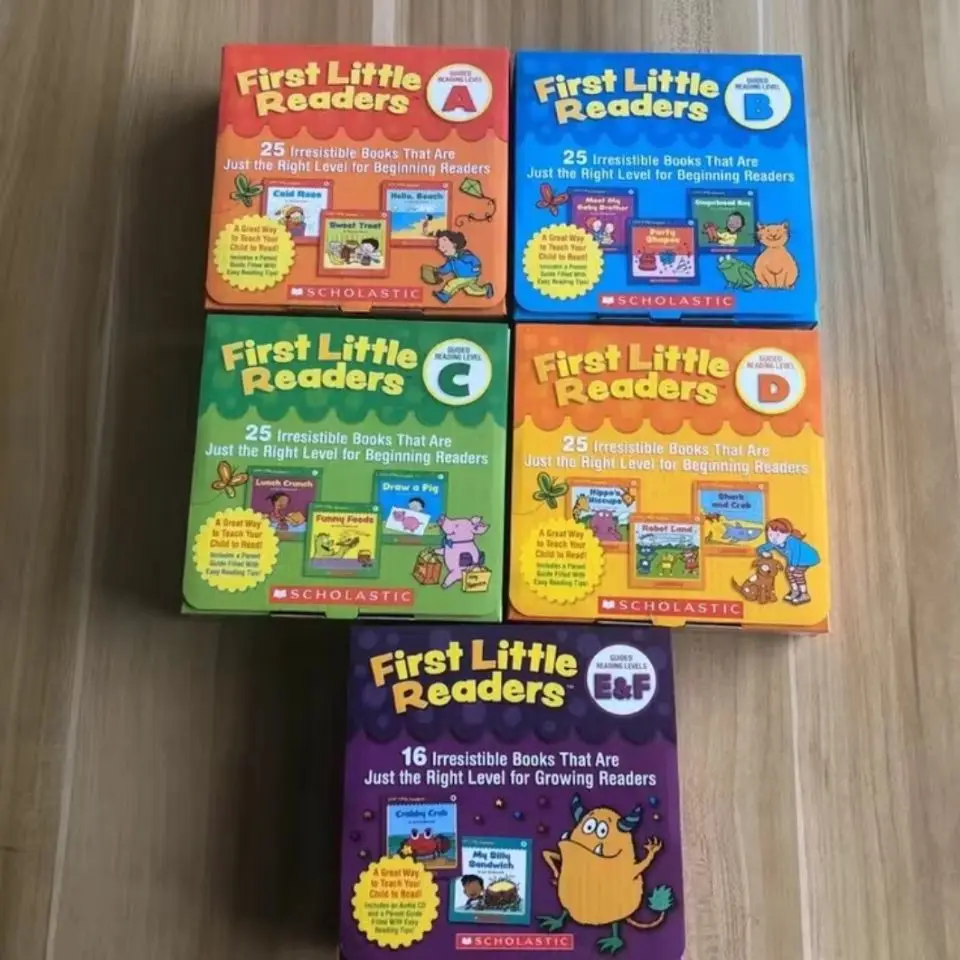 

5 Box 116 Books/Set New Point-to-read version supports Little Master First Little Readers kindergarten hot Preschool education