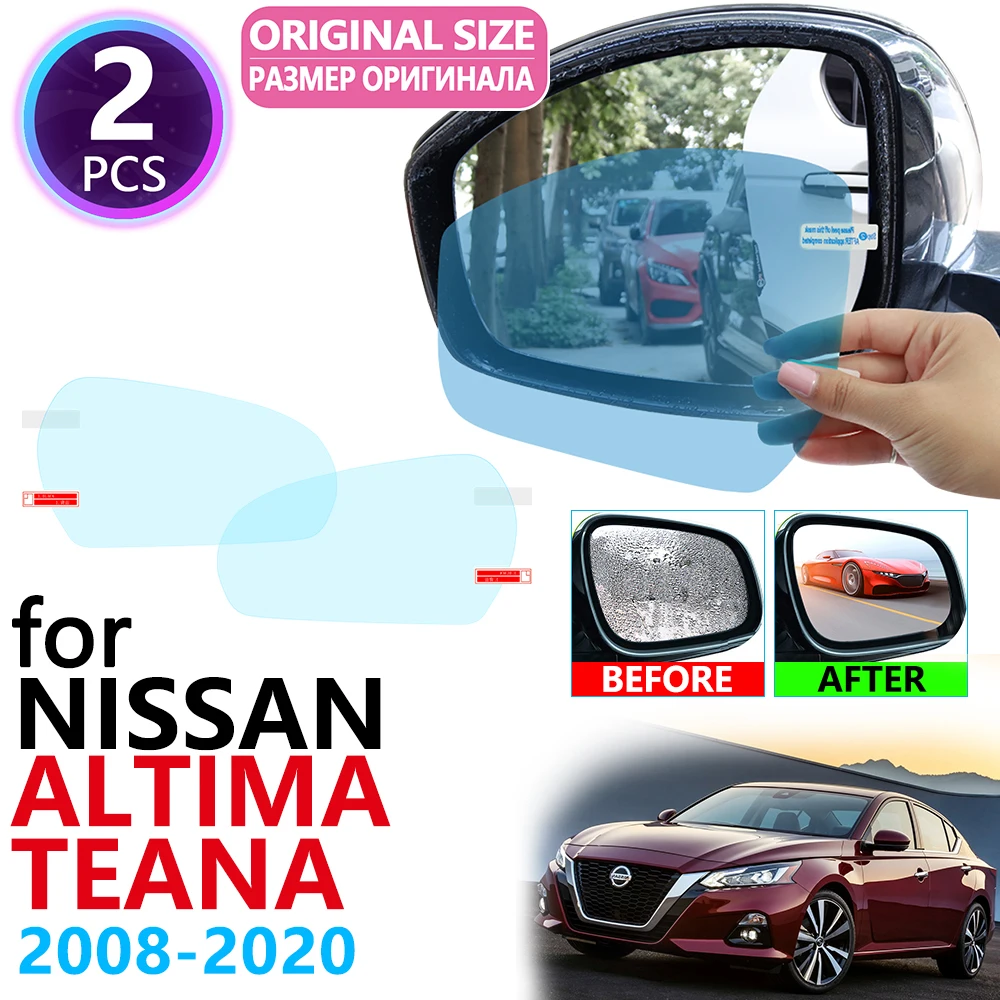 Для Nissan Altima Teana J32 J33 J34 2008 ~ 2020 полное покрытие зеркало заднего вида непромокаемая