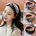 Корейский Ins модный кружевной полый сетчатый ободок для волос в горошек, ободок с пряжкой на голову из ткани, женский очаровательный головной убор ручной работы, оптовая продажа