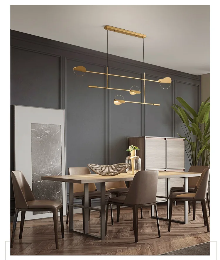 

LukLoy Nordic Art Creative Personality Hotel Living Room Pendant Lighting LED Simple Restaurant Cafe Droplight Design House