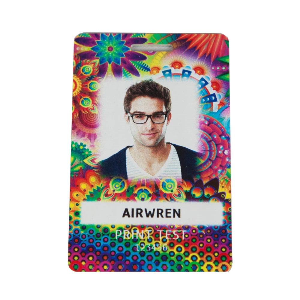 Маленький планшетный принтер с УФ-светодиодной лампой для печати на PVC ID Card