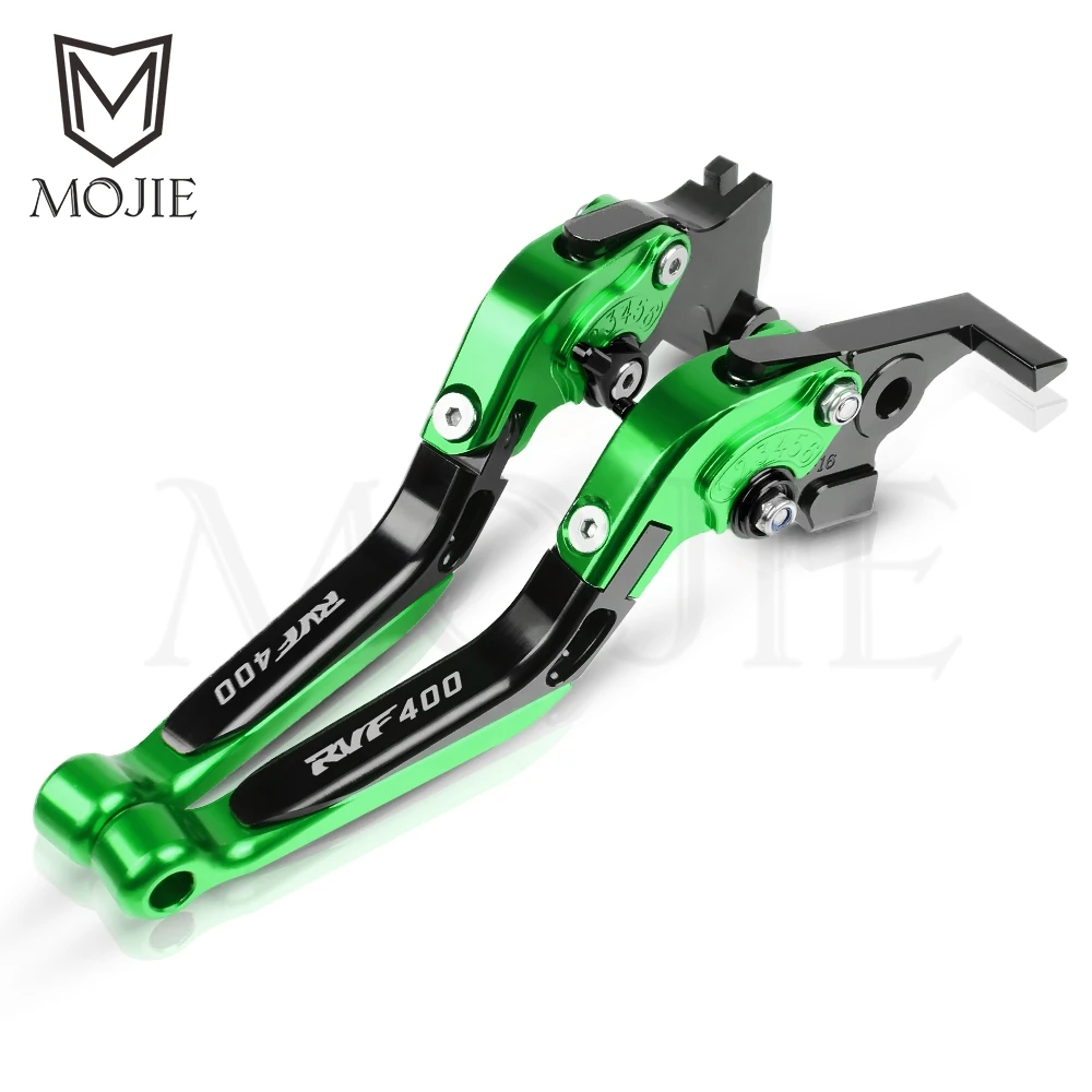 Green Для Honda RVF400 NC35 RVF 400 NC 35 1994-1996 1995 аксессуары для мотоциклов CNC регулируемые Складные Выдвижные Тормозные Рычаги Сцепления - Цвет: Green