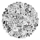 103050 шт.компл. аниме черно-белые Стикеры для привлекательной девушки для рисования рамка детская игрушка сделай сам автомобиль рюкзак для скейтборда компьютера