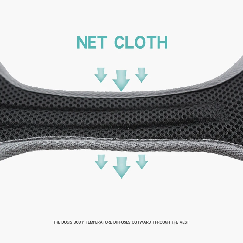Регулируемые шлейки для собак тренировочный сетчатый жилет светоотражающая