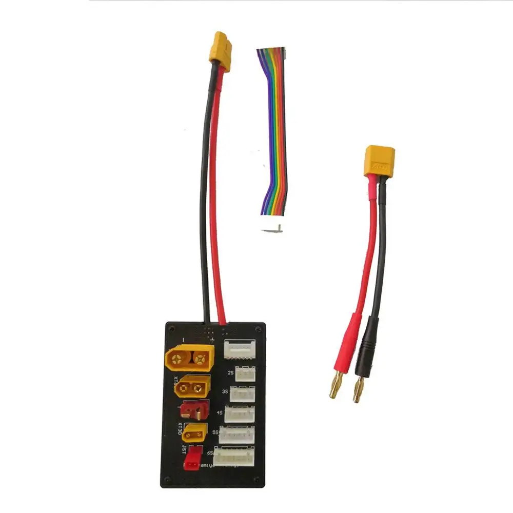 Фото Зарядное устройство HOBBYMATE XT30, XT60, XT90, JST T разъём для Lipo батарей, 2-6S, параллельная балансировочная зарядная плата для Imax B6, B6AC IDST №5