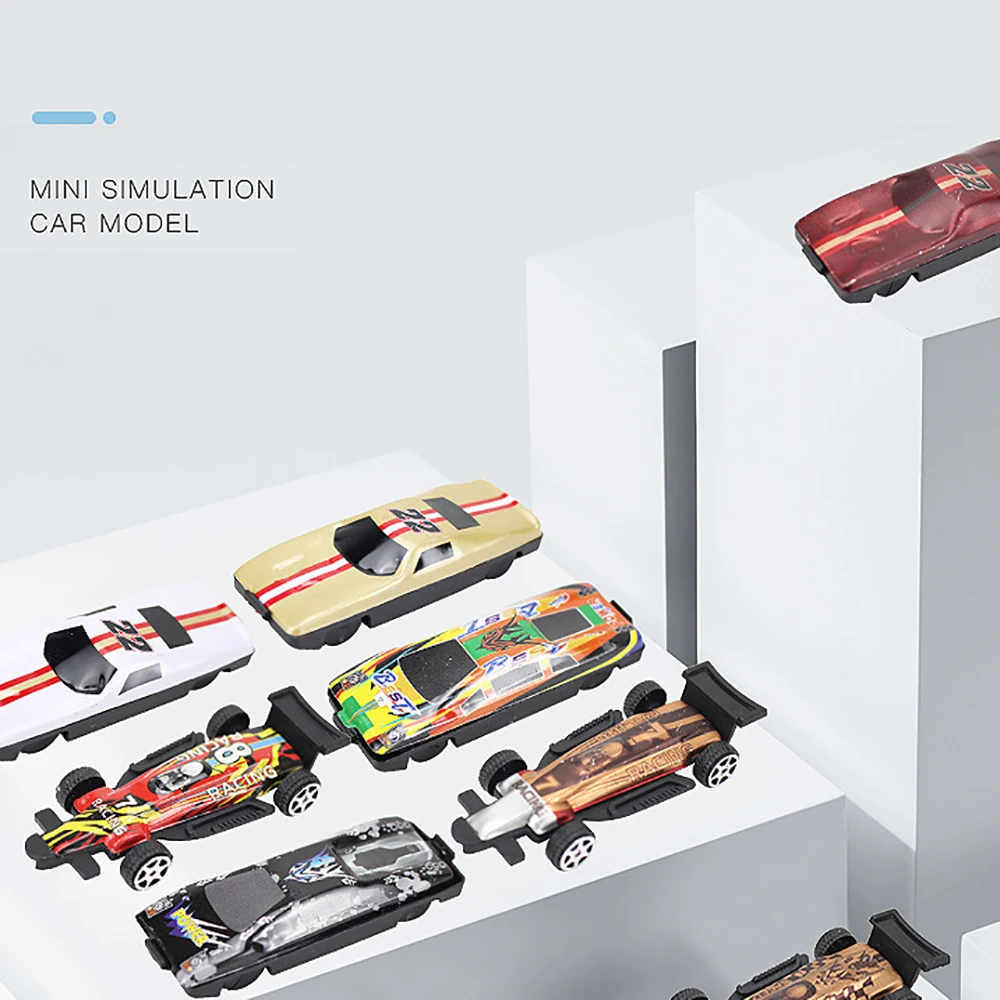 

50pcs Cute Mini Diecast Car Metal Kid Car Set Racing Vehicle Metal Car Toy Lovely Colorful Realistic Shape Car For Kids Children
