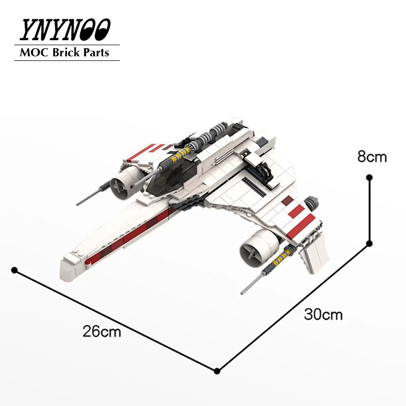 

NEW Star Plan Series The Expanded Universe E-Wing Starfighters Space Fighter Wars Model Building Block Bricks Kids DIY Toys Gift
