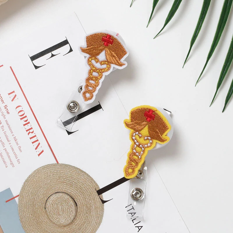 10 шт ткань вышивка мультфильм значок медсестры клип разрешение на работу легко