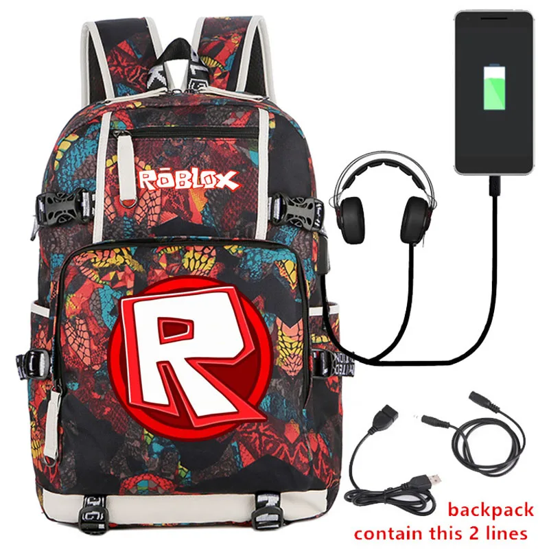 Модный рюкзак с принтом для мальчиков и девочек, школьный ранец с USB для мальчиков, дорожный водонепроницаемый большой рюкзак для подростко...