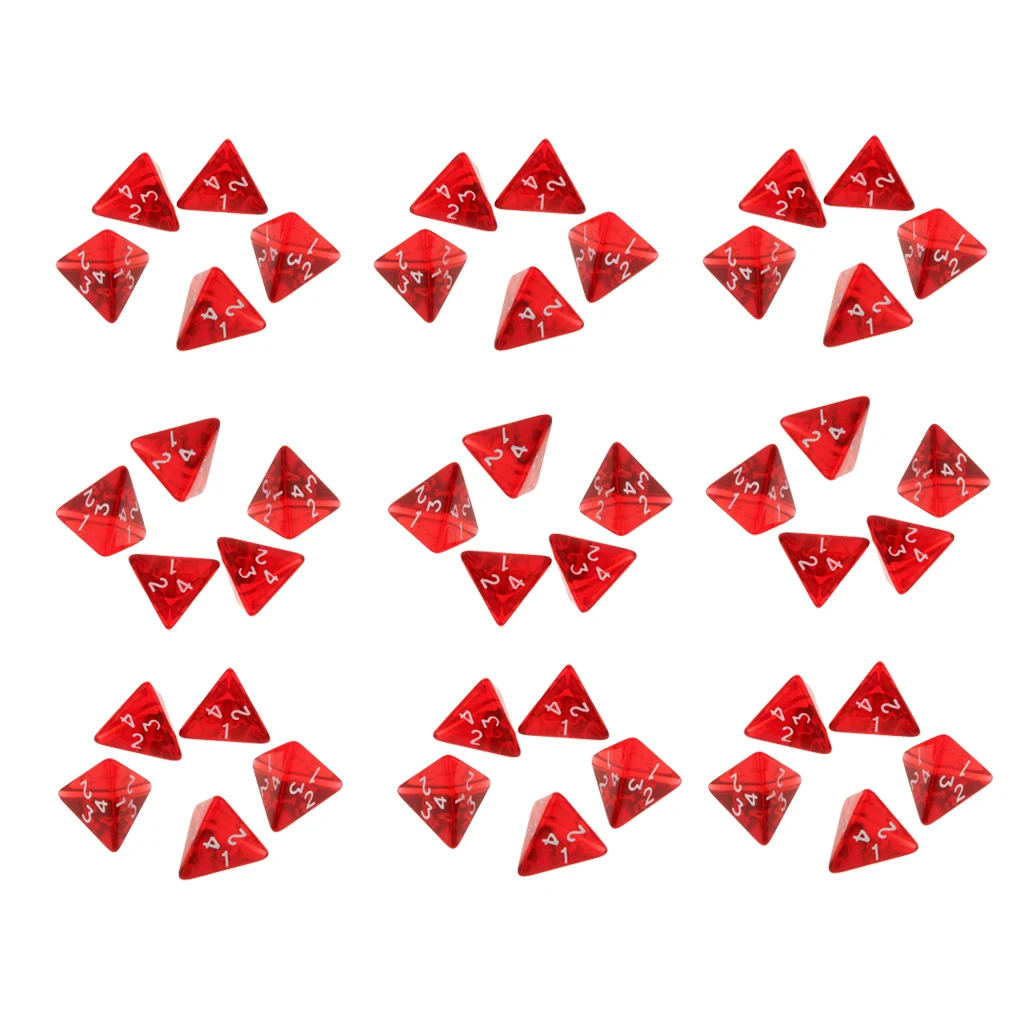 45x Polyhedral игральные кости DND Set D4 для подземей и драконов ролевые игры|Настольные