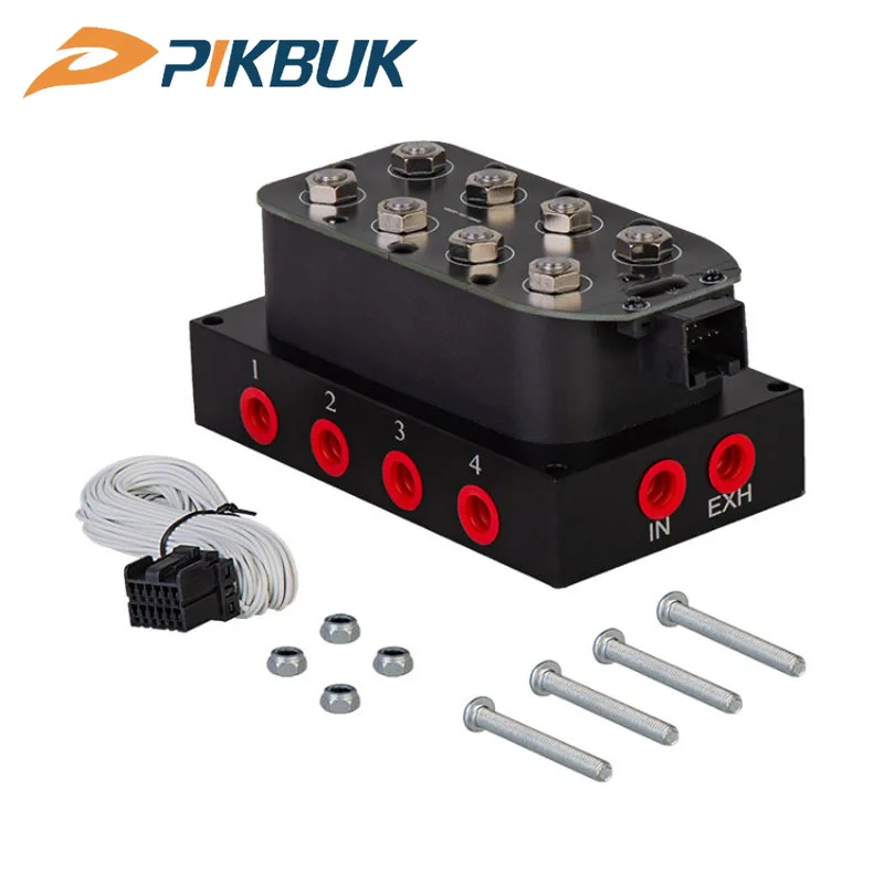 

Air Ride Suspension Manifold Valve 1/4 1/8" NPT Fast Air Bag Control fbss (0-300psi) Universal