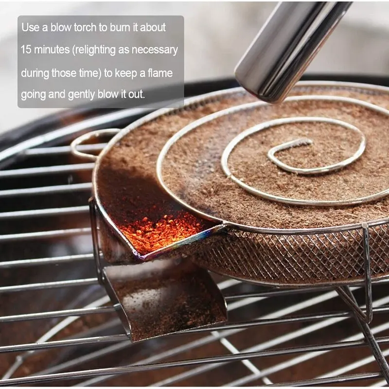 Коробочка для барбекю генератор холодного дыма приготовления семги бекона рыбы