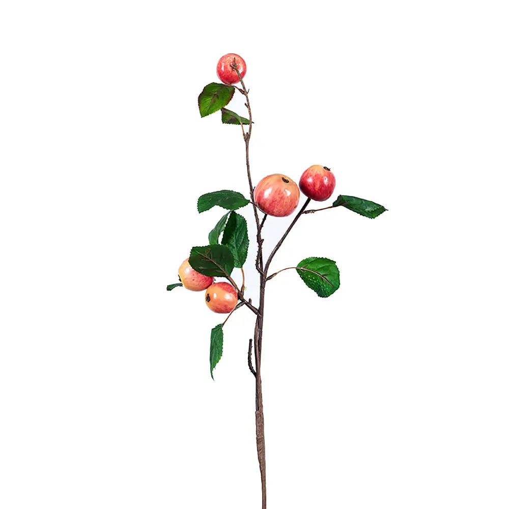 

Поддельные растения искусственное яблоко букет фрукты филиал DIY прочный Цветочная композиция PP пластик искусственные цветы для дома