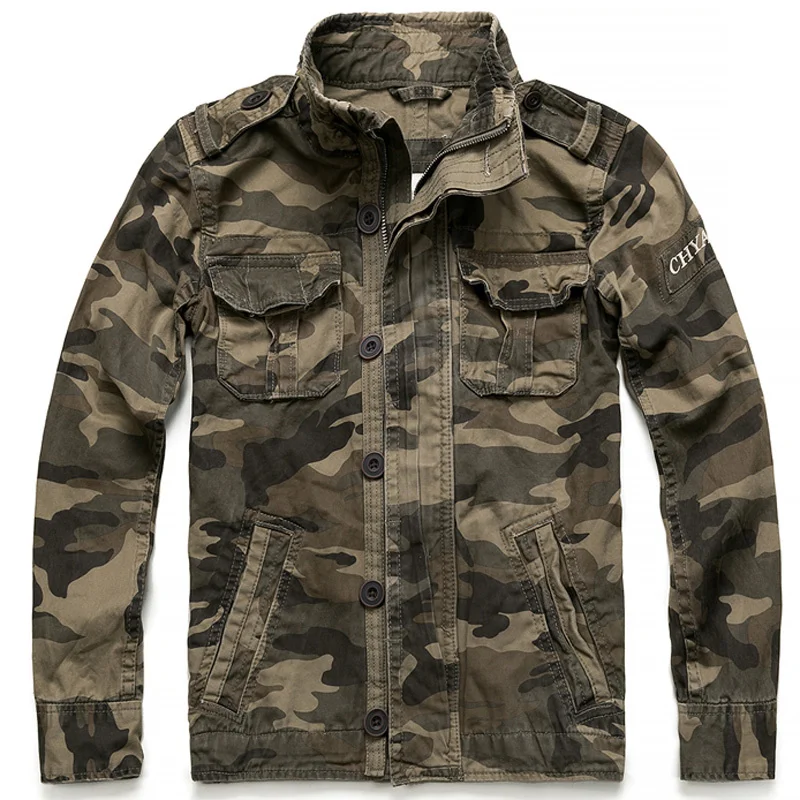 

European Designer Camouflage Jackets and Coats Mens Outfit Streetwear Army Wind Jacket Coats Male Baseball Jackets Overcoat B696