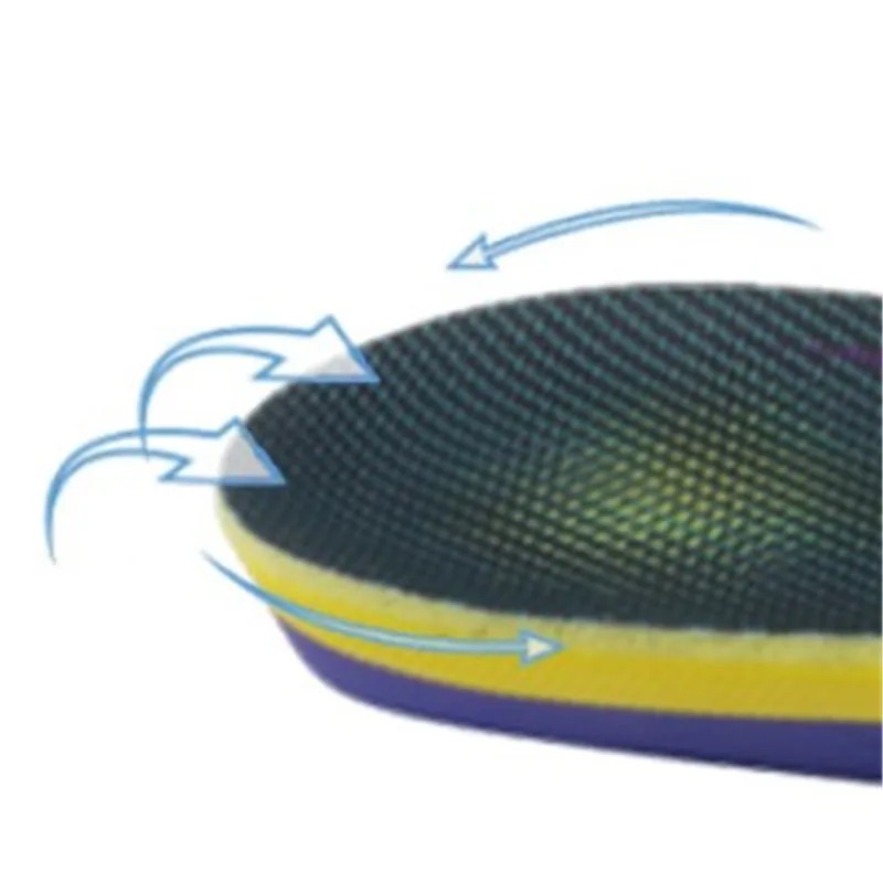 

1 Pair Elasticity Insoles Sports Shock Absorption Soft Shoes Pad Running Hiking High Arch Support Breathable Shoes Insert Men