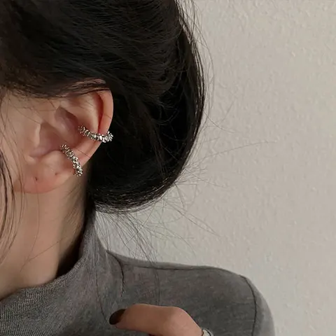 Серебряные клипсы для ушей LIVVY