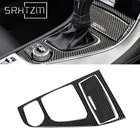 2014 - 2019 углеродного волокна драйвер Панель левый руль для Infiniti Q50 Q60 V37 консоли панельная Накладка для коробки передач Панель накладка