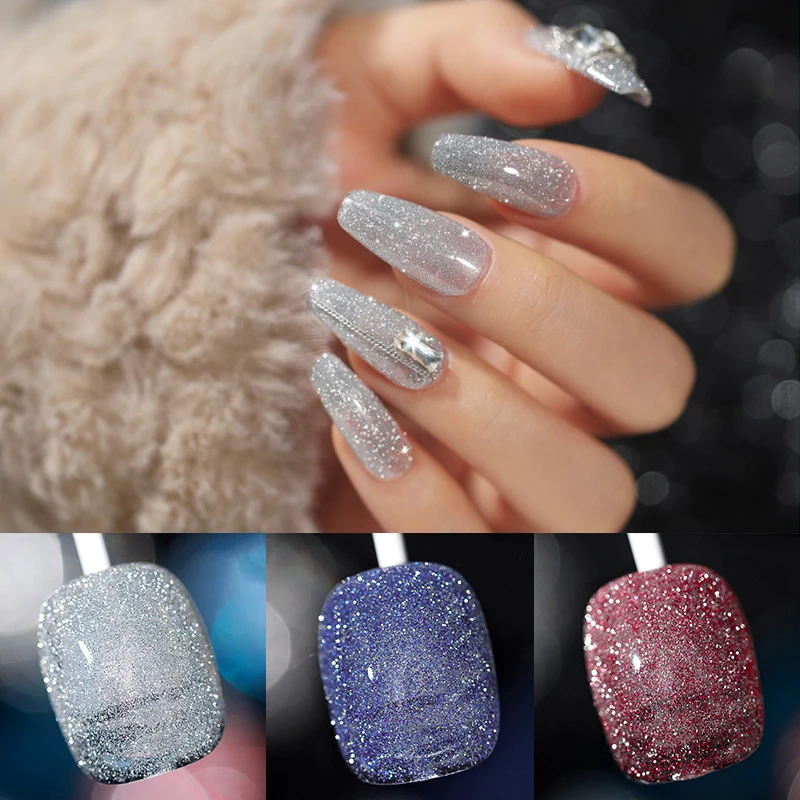 Новинка 2021 блестящий диско-сверлильный гель Блестящий Алмазный лак для ногтей
