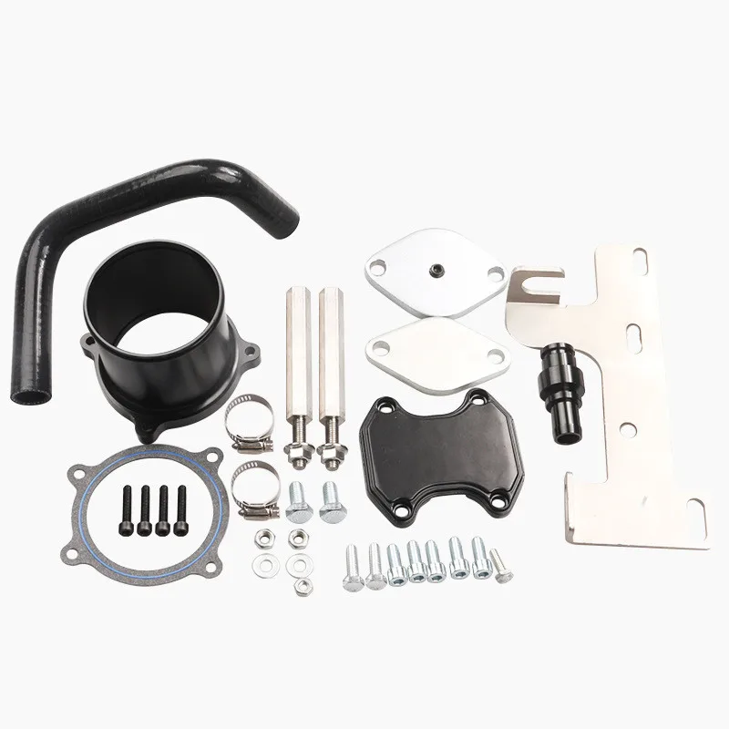 

Cooler &amp Throttle Valve Delete Kit Automobile Exhaust Gas Circulation Pipe Combination for Dodge for Ram 6.7L Cummins Diesel