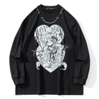 Мужская хлопковая толстовка с капюшоном и металлическими полосками