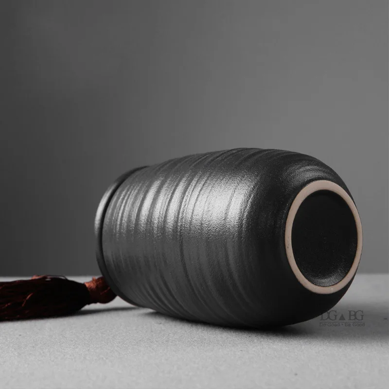 Керамика Keepsake урны черный белый цвет погребальные для человека кремации Pet