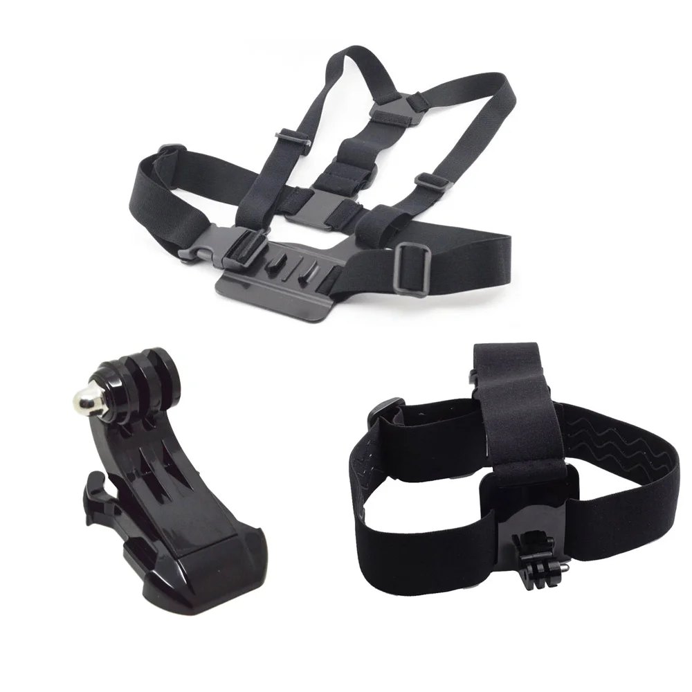 

Chest Harness Mount Head Belt Strap For SJCAM SJ10 SJ9 SJ4000 SJ5000 M10 GoPro Hero 9 8 7 6 5 4 3+ 3 Action Camera Accessories