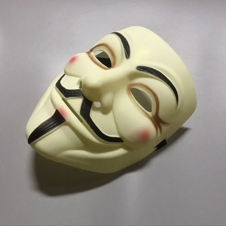 1 шт./компл. маска к Хэллоуину V for Vendetta с коротким рукавом марки Bape анфас анонимная