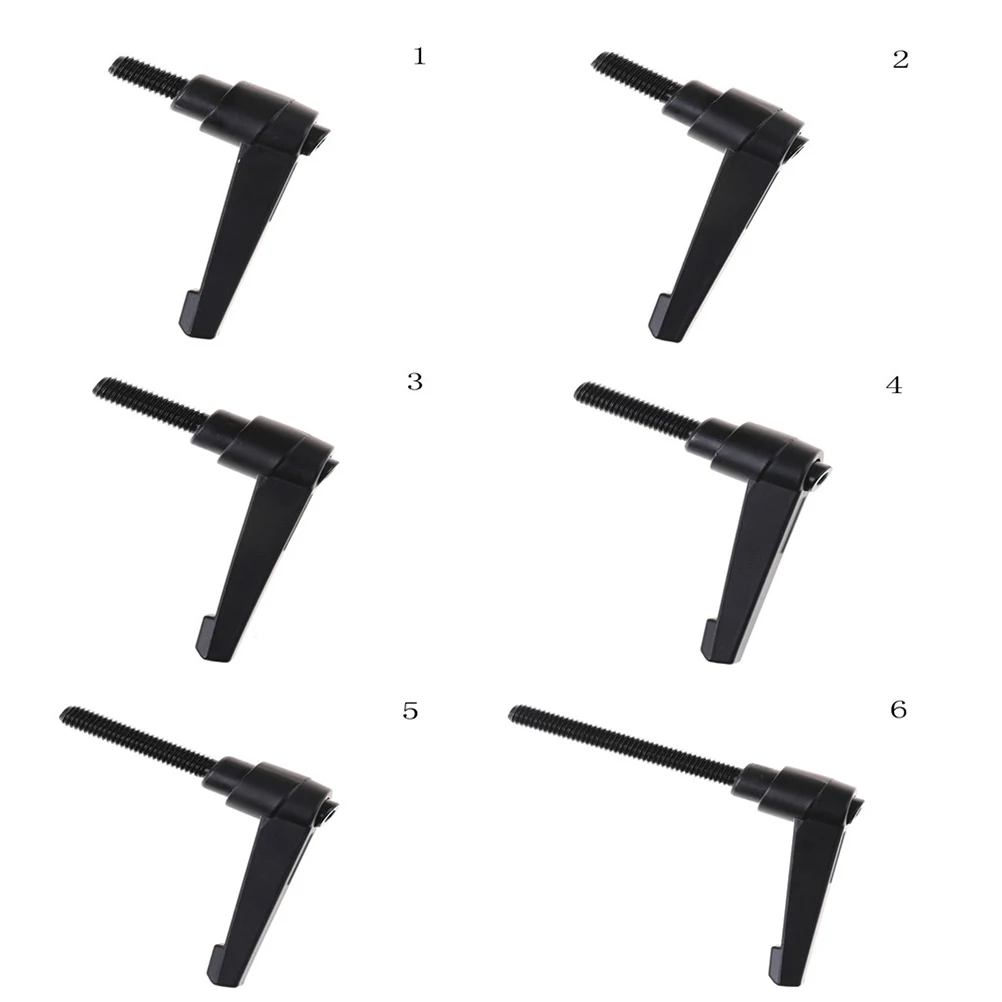 

10PCS Black M5*12/16/20/25/32/40 Clamping Lever Machinery Adjustable Handle Locking External Male Thread Knob Hex Screws